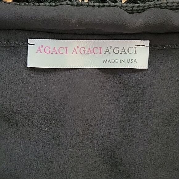 A'GACI cropped blouse Size M - Picture 7 of 10